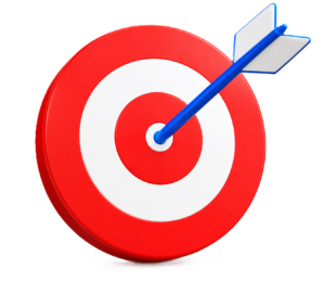 Target with arrow